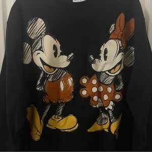 Champion Black Disney Crewneck Sweatshirt